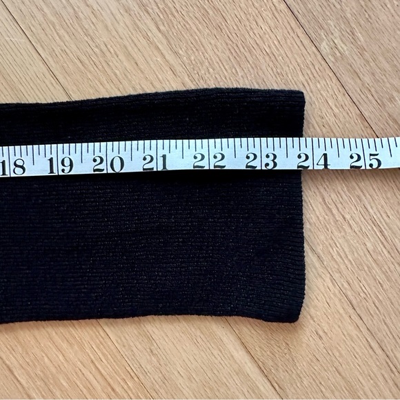 Eileen Fisher - Linen Ribbed Long Cardigan, Black - Picture 11 of 11